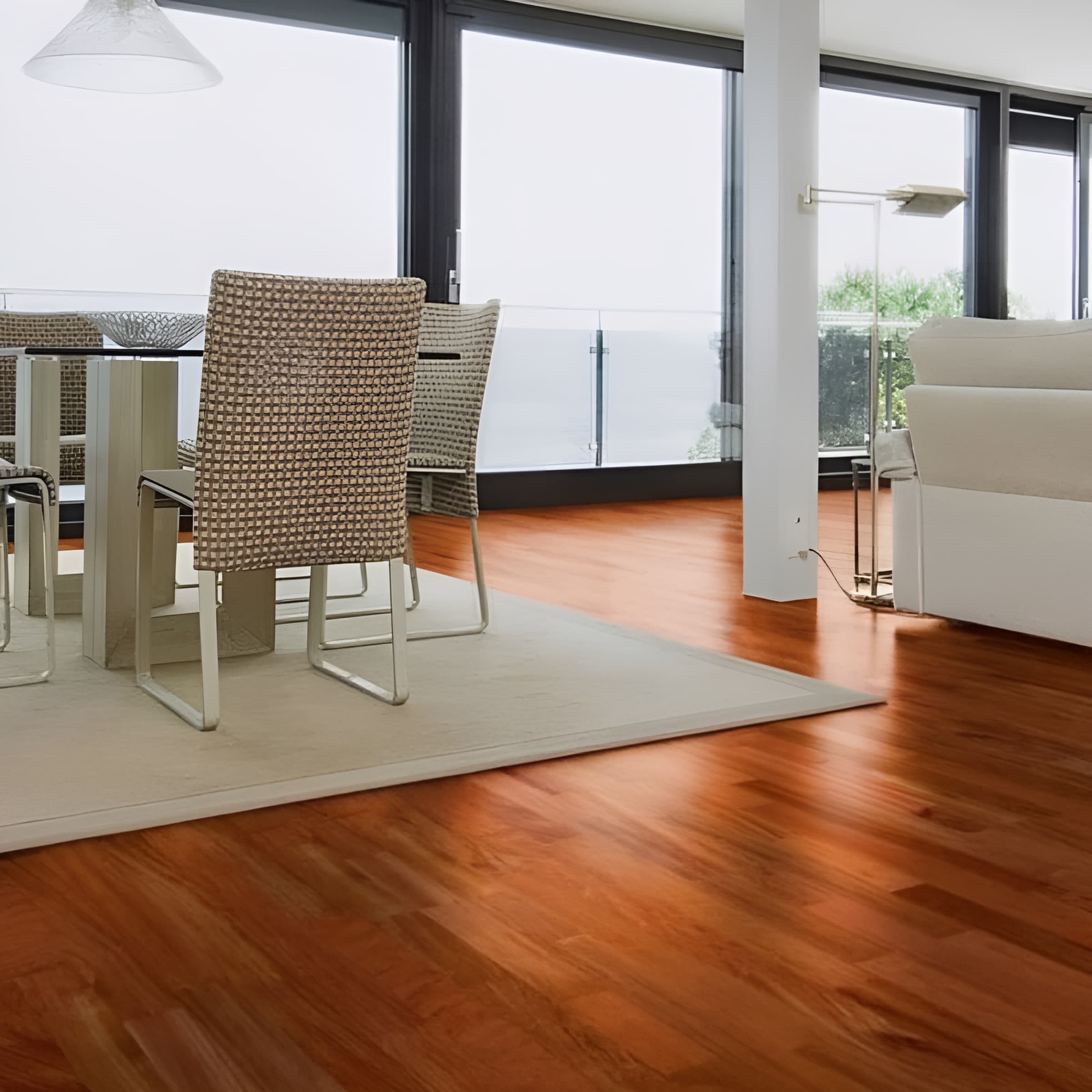 Parquet contrecollé Jatoba