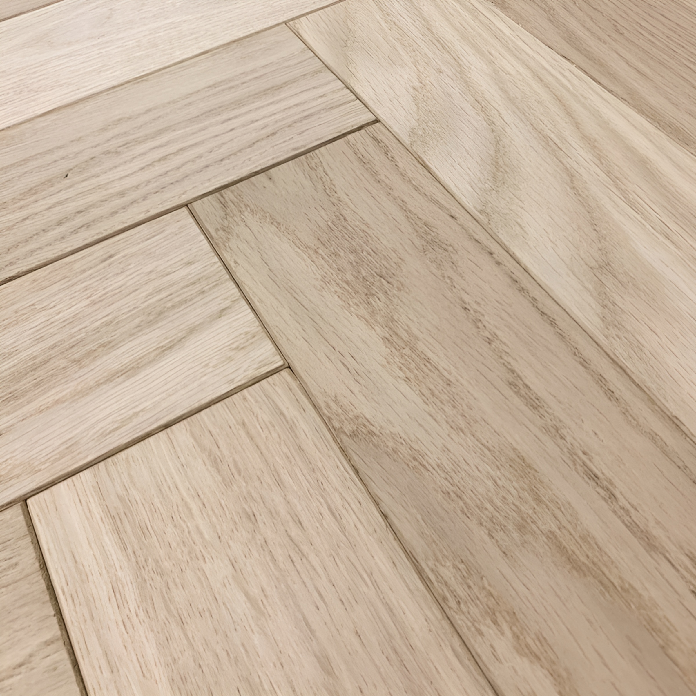 12 m² - Parquet en chêne contrecollé Premier - Bâton Rompu - Huilé incolore