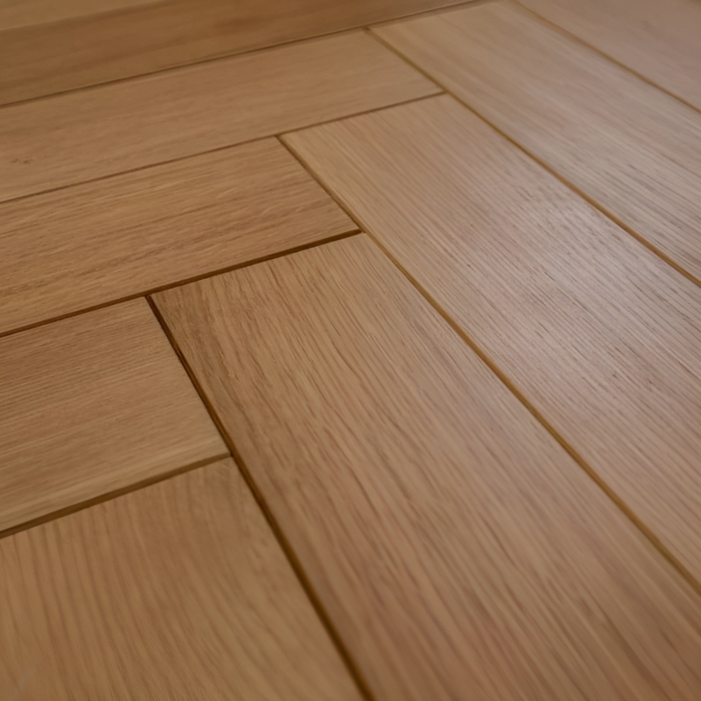 Parquet en chêne massif Bâton Rompu - Premier - Vernis mat