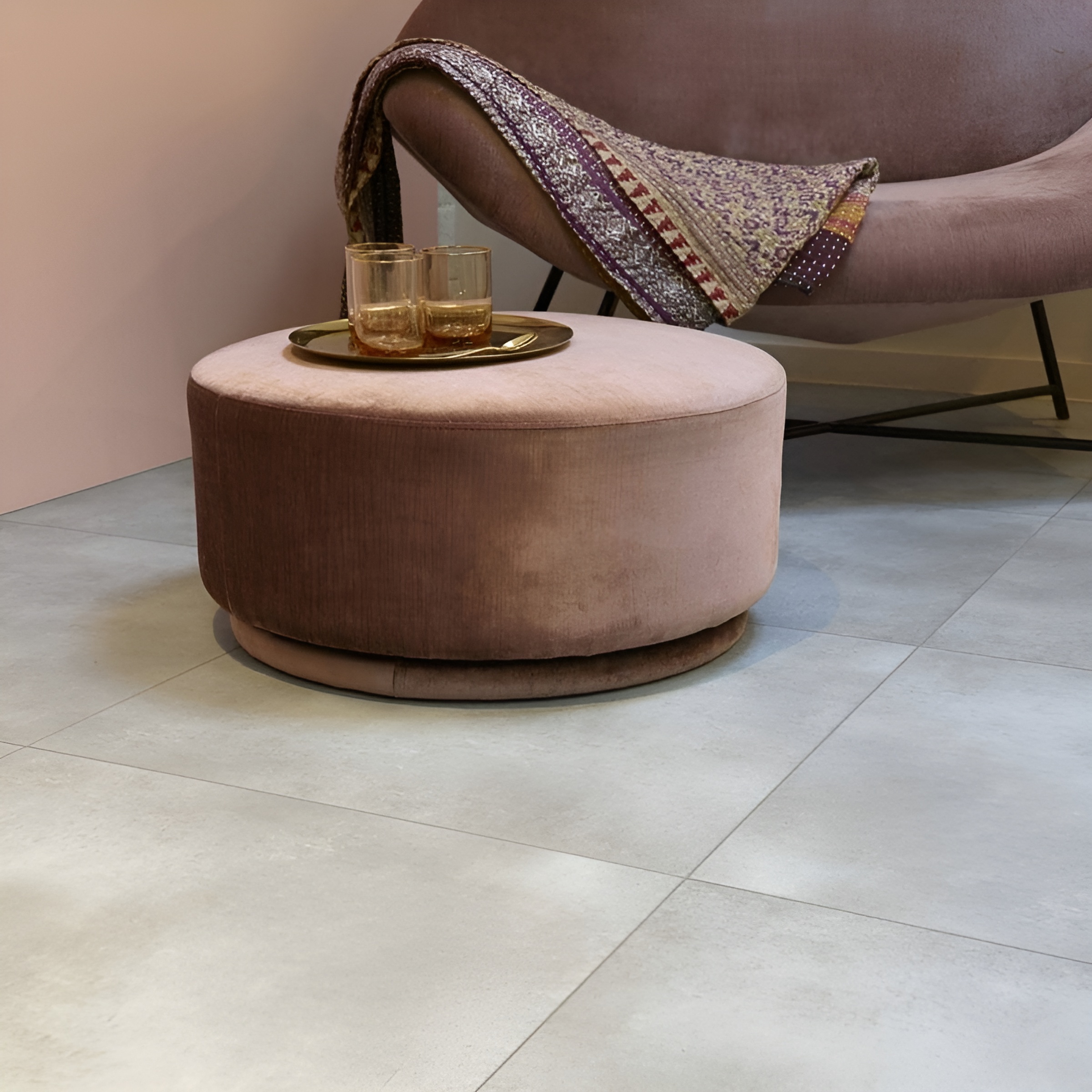 Dalles en vinyle  - Venise 300x600 - Sel de mer