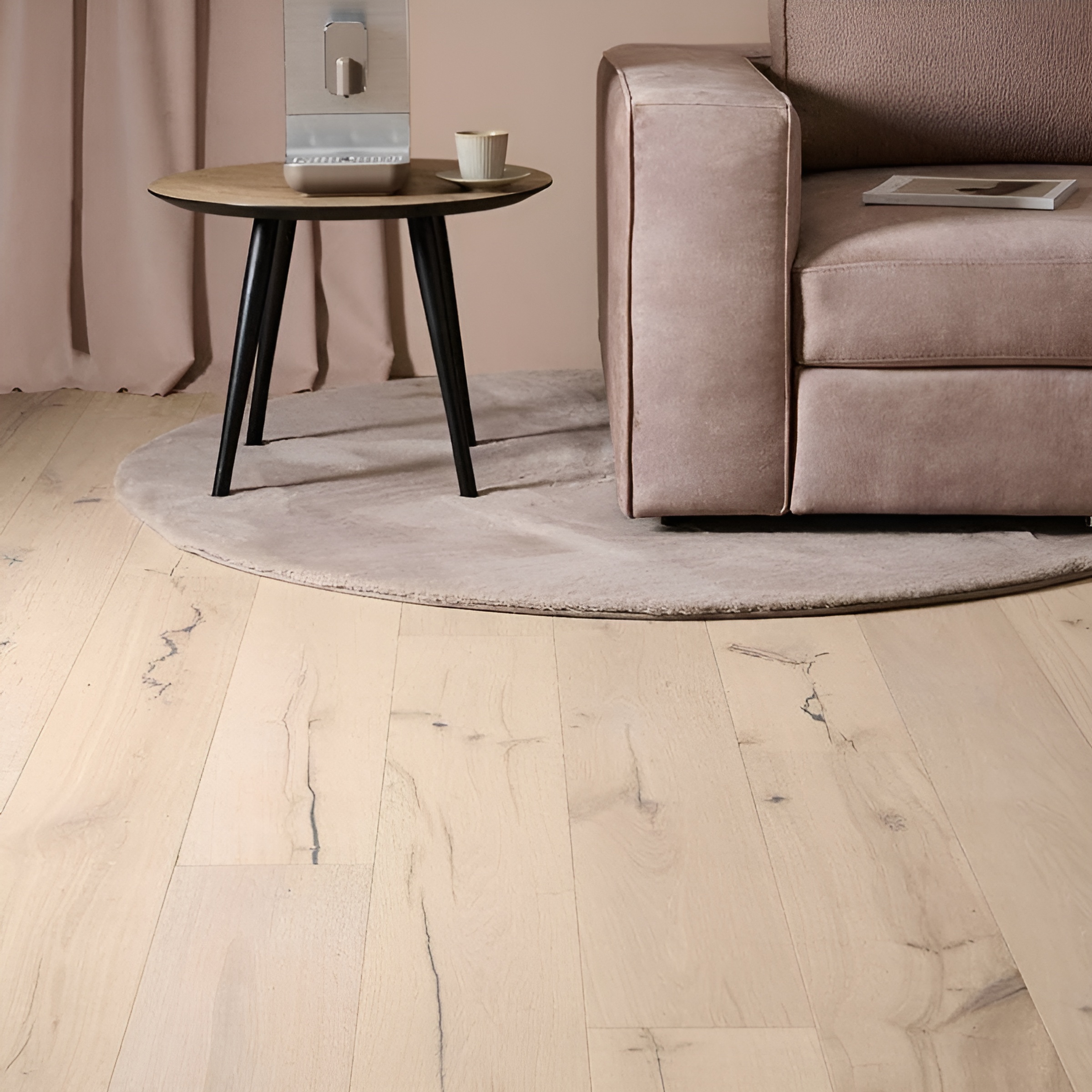 Parquet en chêne contrecollé - Chalet Invisible Huilé