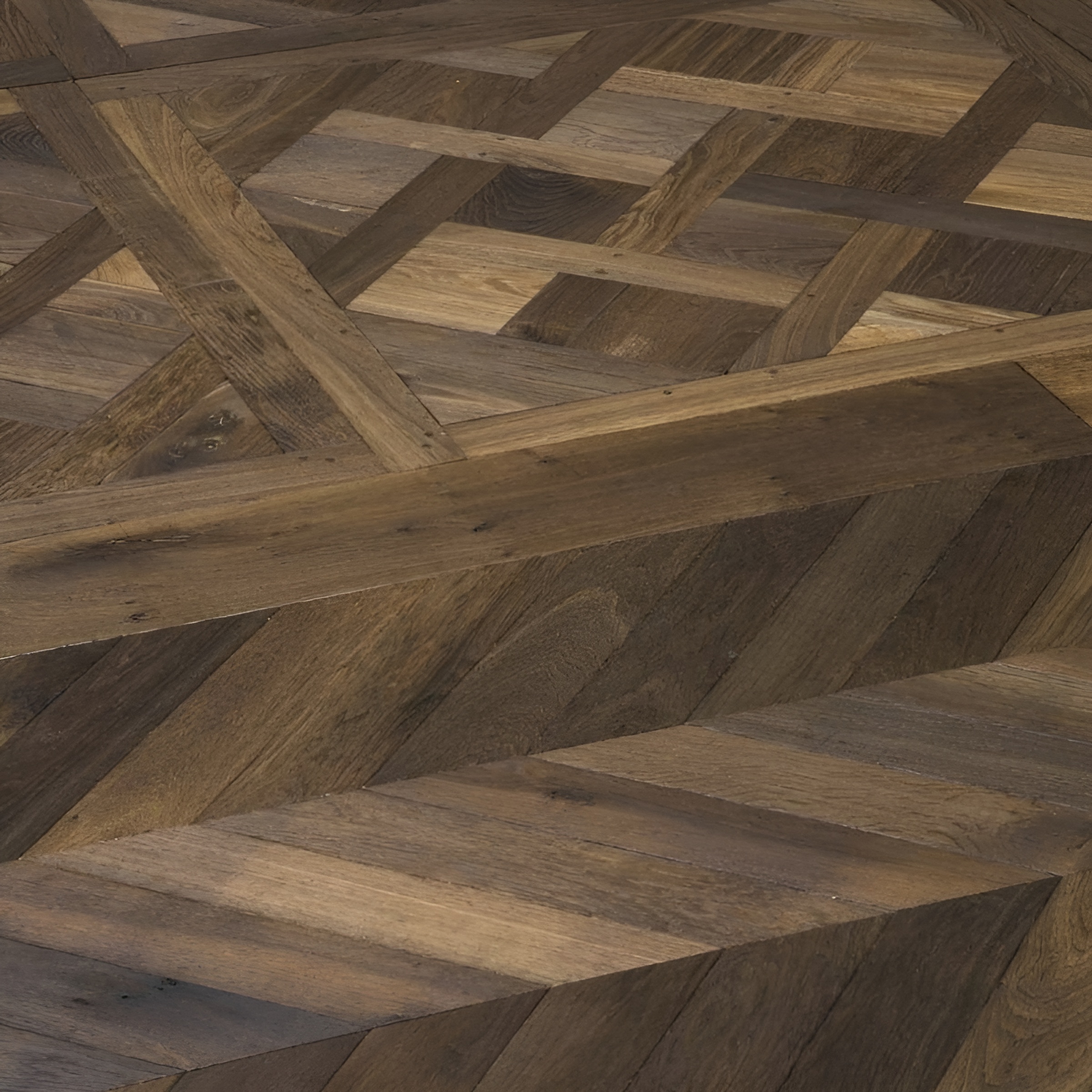 Parquet en chêne massif Point de Hongrie - Route 4