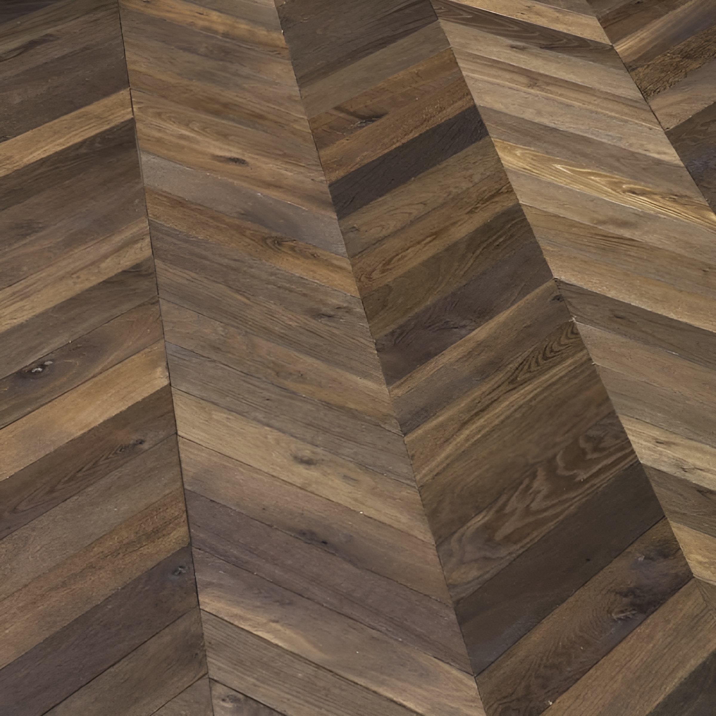 Parquet en chêne massif Point de Hongrie - Route 4