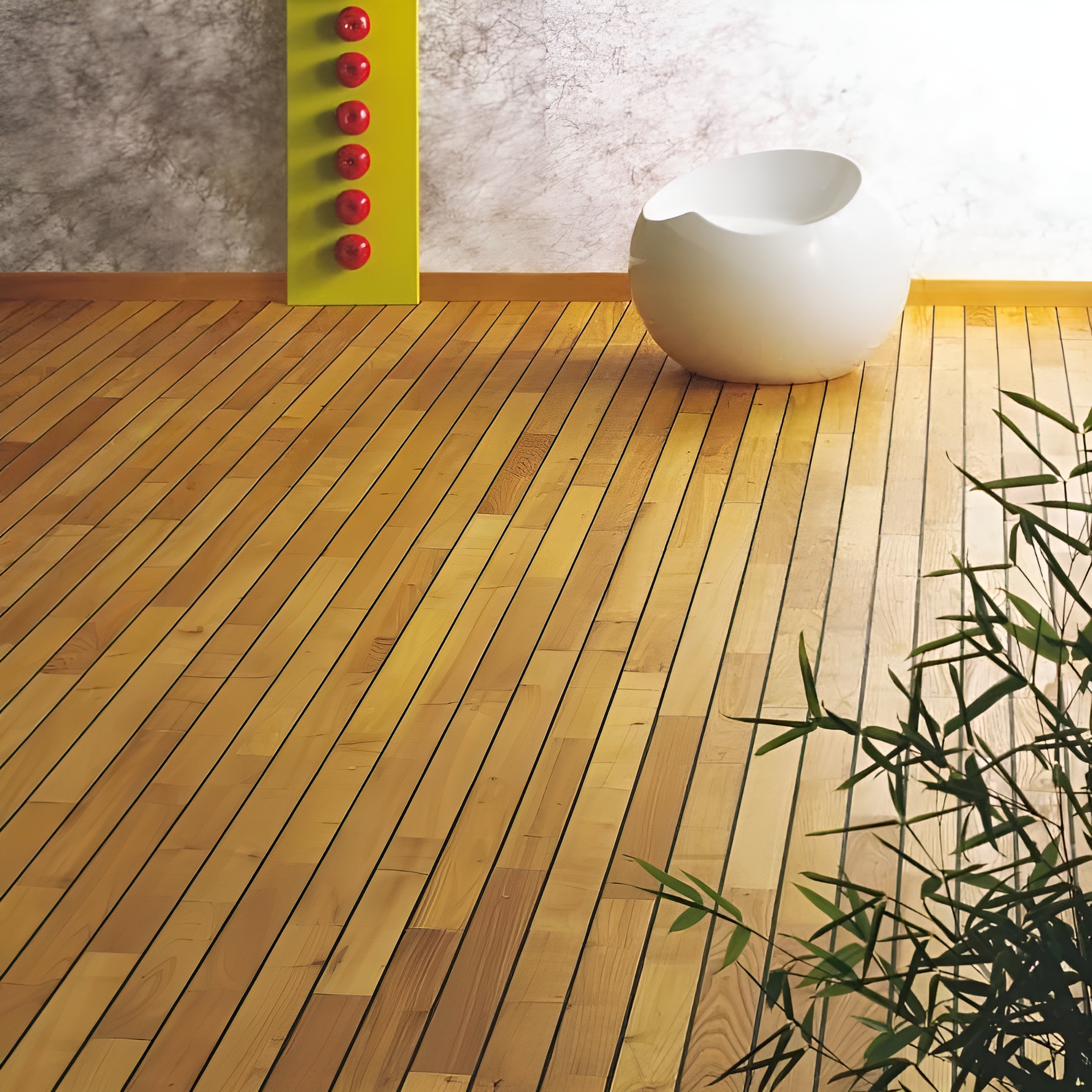 Parquet massif Acacia