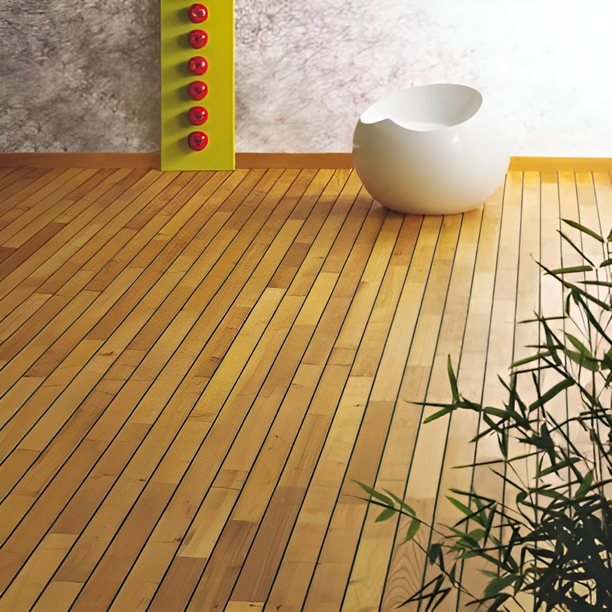 Parquet massif Acacia