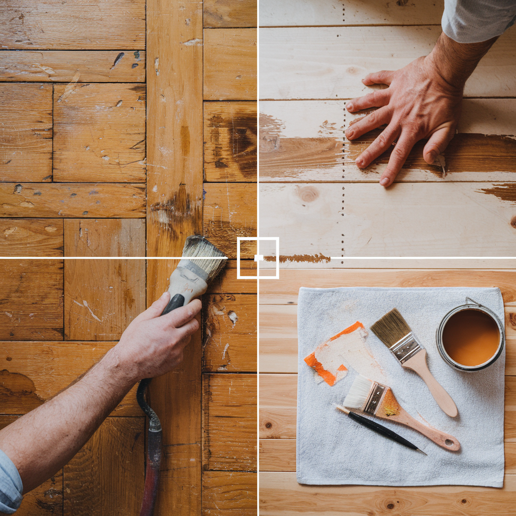 Réparation et restauration de parquet de cuisine