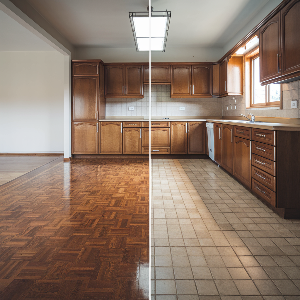 Avantages du parquet en cuisine par rapport à d'autres revêtements